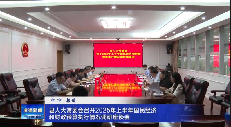 縣人大常委會召開2025年上半年國民經(jīng)濟和財政